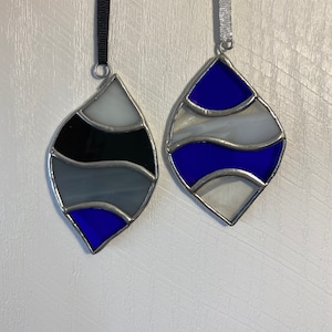 Blue and White Ornaments