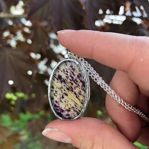 Pressed Lily Pendant