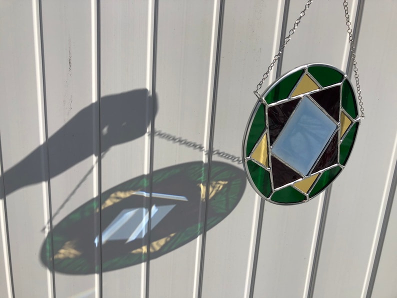 Geometric Bevel Suncatcher