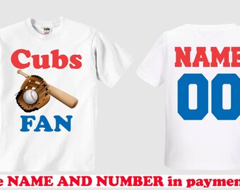 personalized cubs jersey toddler