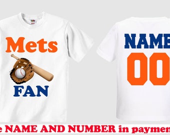 personalized mets jersey kids