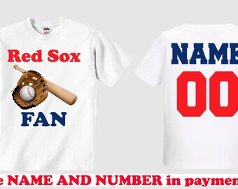 personalized red sox jersey toddler