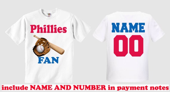 personalized phillies t shirt