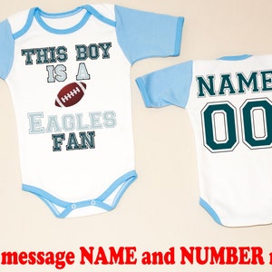 personalized baby eagles jersey