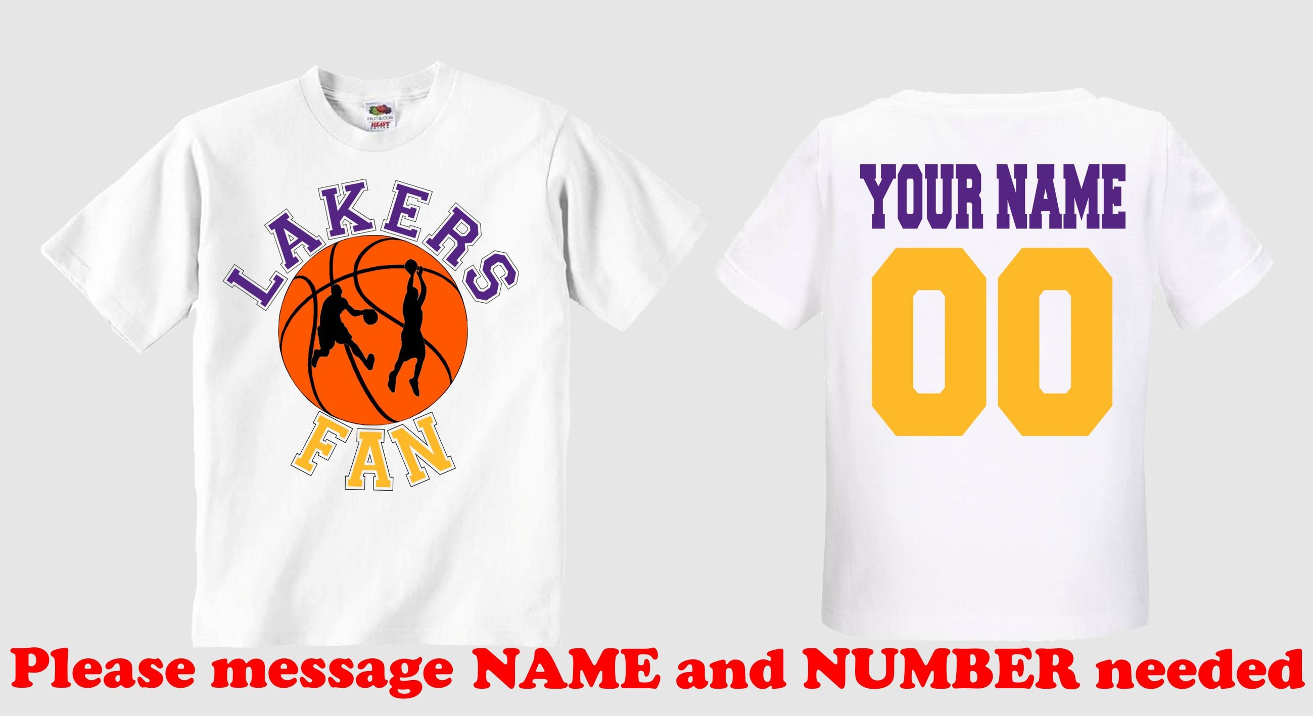 Custom Lakers Etsy UK