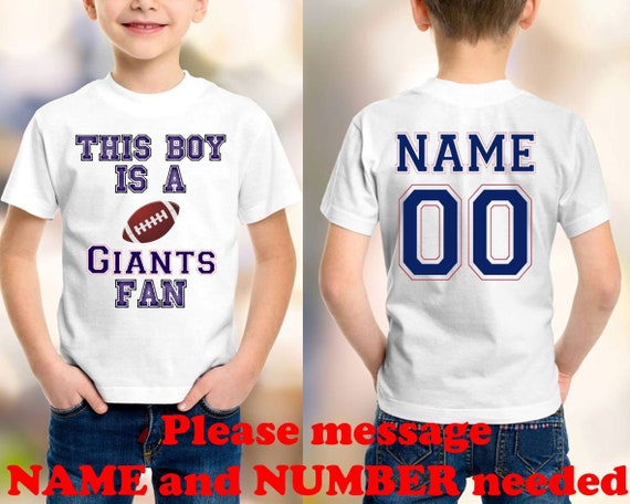 custom giants t shirt