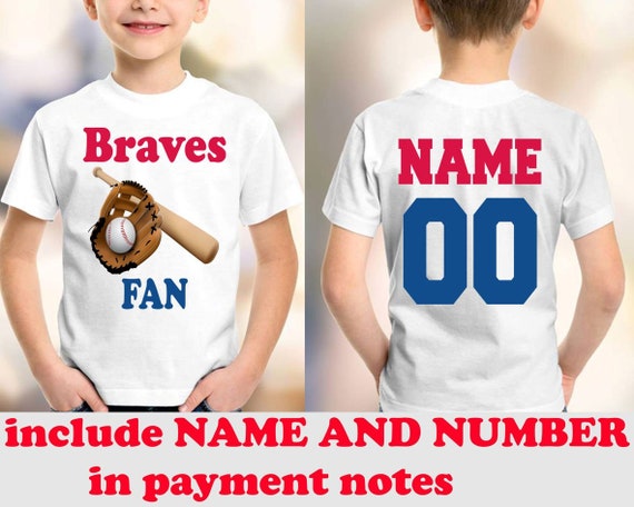 personalized braves t shirt