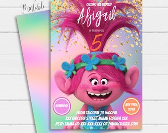 trolls party etsy