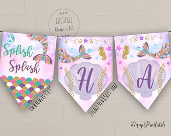Free Free 183 Mermaid Tail Banner Svg SVG PNG EPS DXF File