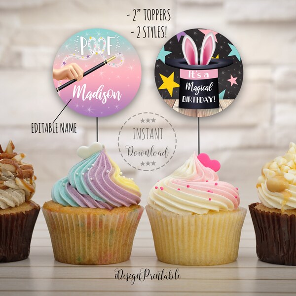 Magic Cupcake Topper - Etsy