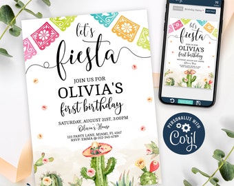 Fiesta Invite Free Printable