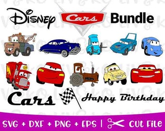 Disney Cars Svg Etsy