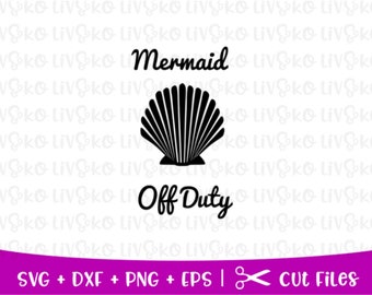 Download Mermaid Off Duty Svg Etsy