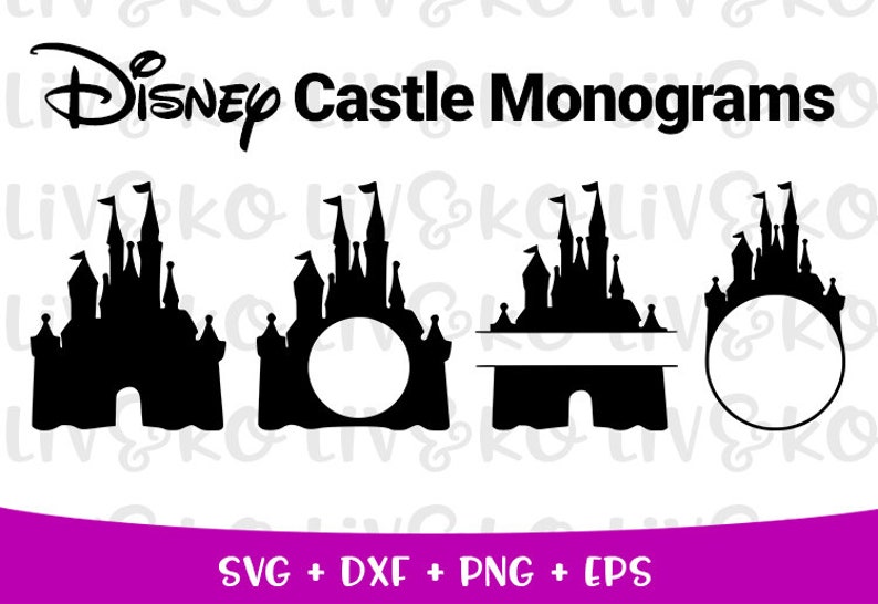 Free Free 166 Disney Castle Monogram Svg Free SVG PNG EPS DXF File