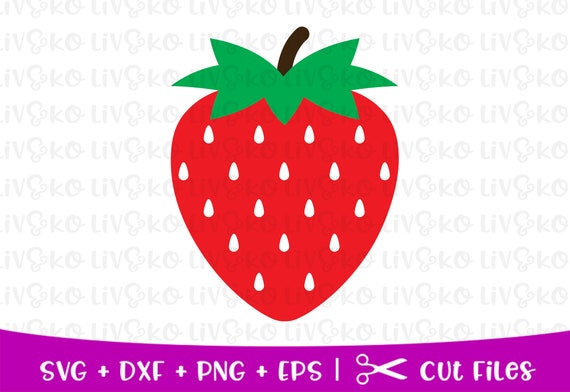 Download Strawberry Svg Strawberry Cut File Strawberry Digital Etsy