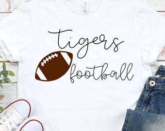 Tigers Football SVG, Football SVG, Football Mom SVG, Game Day svg, Tigers team svg, Cut file for Cricut