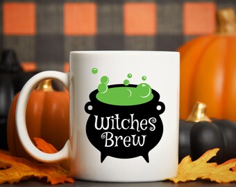 Witches brew svg, Halloween svg, Cauldron cut file, Witches Brew, Halloween cut file, Instant download, Cricut file, Silhouette file