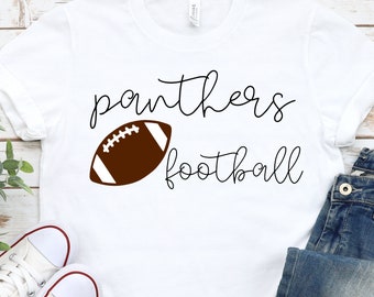 Panthers Football SVG, Football SVG, Football Mom SVG, Game Day svg, Panthers team svg, Cut file for Cricut