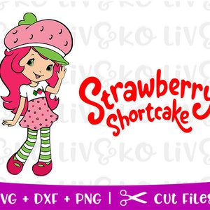 Erdbeer-Shortcake-Svg, Erdbeershortcake-Schnittdatei
