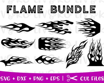 Flame svg, Flames cut file, Flame Silhouette, Flame png, svg files, Cricut files, Silhouette files, Flame Tribal, Flame Design