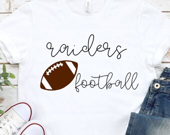 Raiders Football SVG, Football SVG, Football Mom SVG, Game Day svg, Raiders team svg, Cut file for Cricut