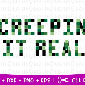 Buy Creeper Minecraft Svg/ Creeper Cricut File/ Creeper Layered