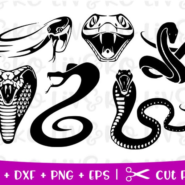 Snake bundle svg, Snake svg, Snake cut file, Snake bundle cut file, Instant download, Cricut file, Silhouette file