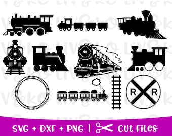 Train bundle svg, Train svg, Train cut file, Train, Train bundle cut file, Instant download, Cricut file, Silhouette file