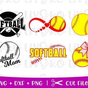 Softball svg, Softball cut files, Softball instant download, Svg files, Cricut Softball files, Silhouette files