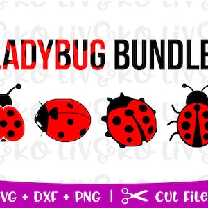 Marienkäfer Bundle svg, Marienkäfer SVG, Lady Bug Clip Art, Marienkäfer png, svg Dateien, Cricut Dateien, Silhouette Dateien