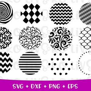 Pattern bundle svg, Pattern bundle cut file, Pattern bundle dxf file, Instant download, Digital download, Cricut file, Silhouette file