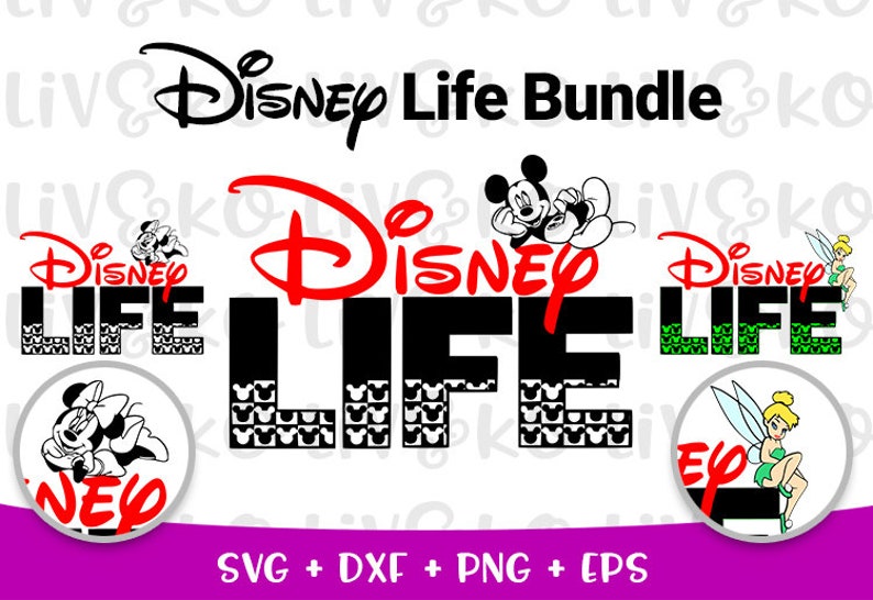 Download Disney Life bundle svg Disney Life bundle cut file Disney ...