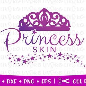 Princess Skin silhouette svg, Princess cut file, Princess silhouette, Disney svg, Disney cut file, cricut files, silhouette files