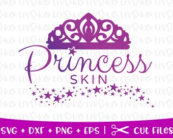 Princess Skin silhouet svg, Princess cut file, Princess silhouet, Disney svg, Disney cut file, cricut files, silhouette files