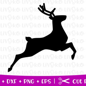Reindeer svg, Christmas svg, Reindeer cut file, Christmas cut file, Reindeer svg, Cricut files, Silhouette files