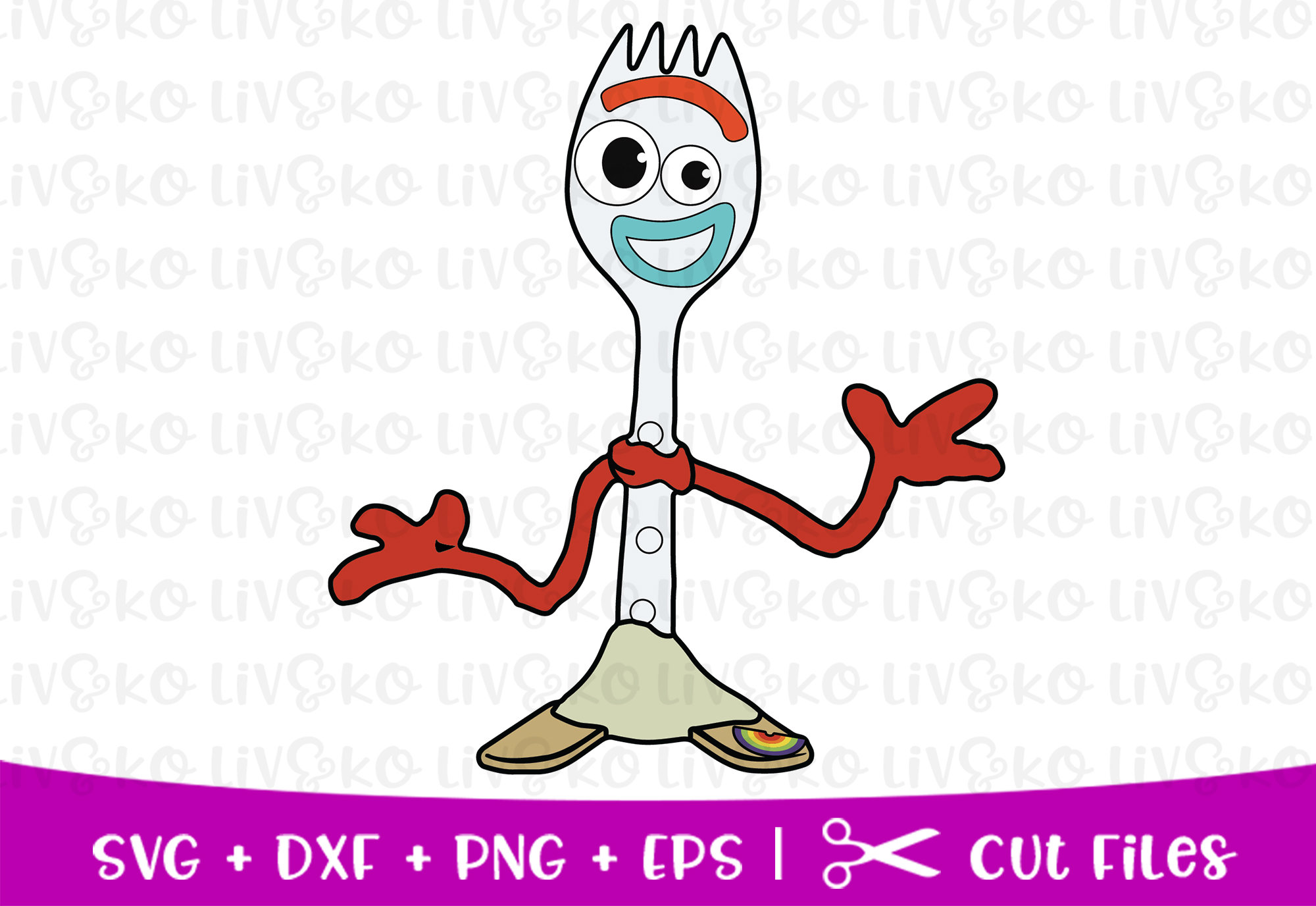 Forky svg Forky cut file ToyStory svg ToyStory cut file | Etsy