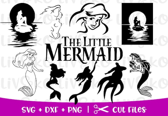 Download Little Mermaid Svg Disney Svg Little Mermaid Cut File Etsy