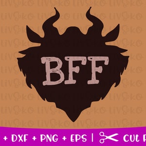 Beast BFF SVG, T-Shirt SVG, Sofort Download, Digitaler Download, Cricut svg, Silhouette svg