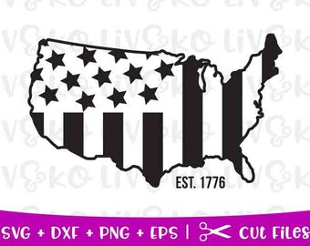 Flag svg, USA svg, 4th of July svg, Fourth of July svg, America svg, Flag cut file, Instant download, cricut file, silhouette file