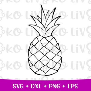 Pineapple svg, pineapple t-shirt svg, pineapple outline svg, cricut svg, silhouette svg