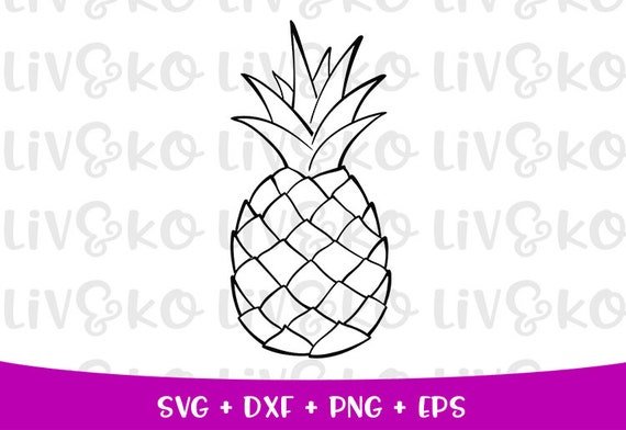 Download Pineapple Svg Pineapple T Shirt Svg Pineapple Outline Svg Etsy