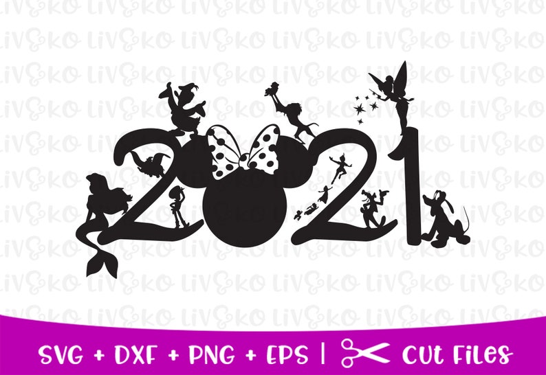 Download Disney 2021 svg Design Cut Files Disney New Year svg ...