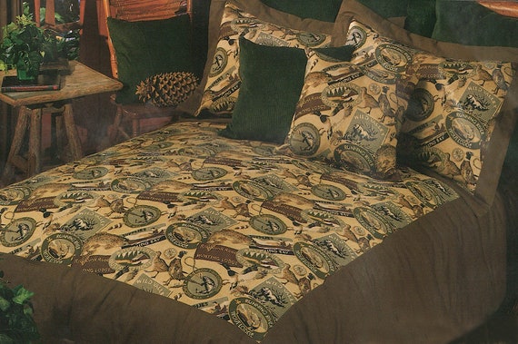 Rivercreek Outdoors Hunting Fishing Cabin 5 Piece Daybed Set Etsy