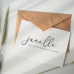 NOUVEAU ! de demoiselle d'honneur personnalisée | demoiselle d'honneur personnalisée | Proposition de demoiselle d'honneur | serez-vous ma demoiselle d'honneur | Emballage multiple disponible