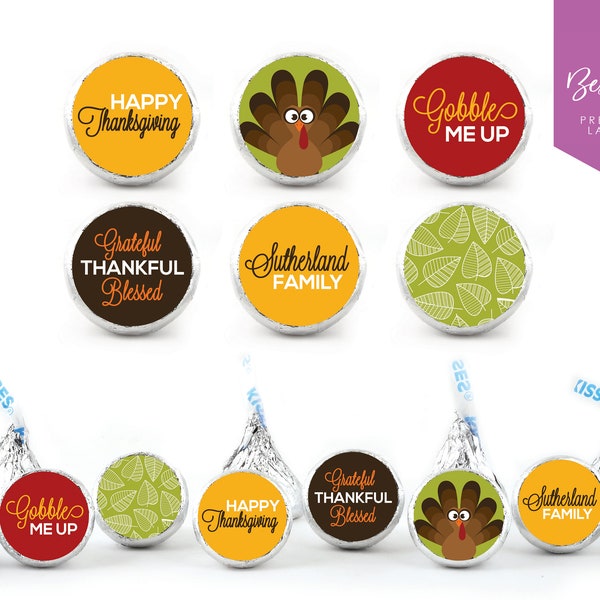 Big Dot Of Happiness Thanksgiving Stickers - 256 Fall Harvest Party Favors For Kids (16 Sheets)