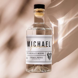 Will You Be My Groomsman / Best Man Liquor Labels | Whiskey Label | Groomsman Gift | Best Man Proposal | Groomsmen Proposal | Man of Honour
