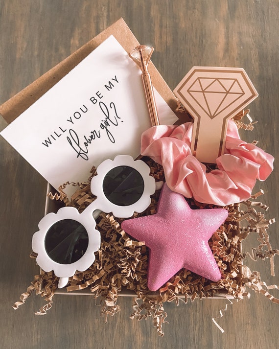 NEW Flower Girl Proposal Box Flower Girl Gift Proposal Etsy Canada