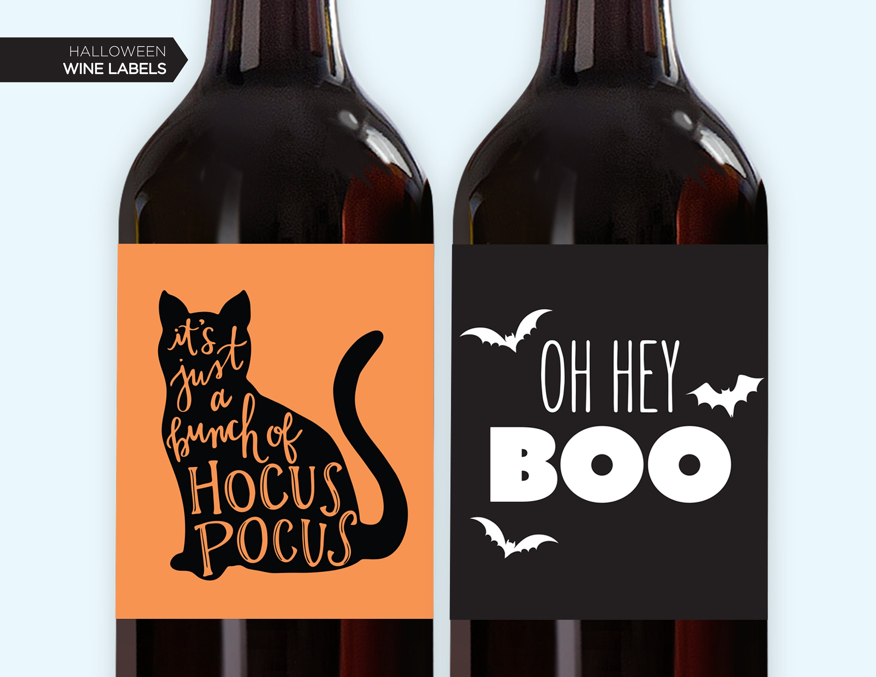 Cat Wine Label - Etsy