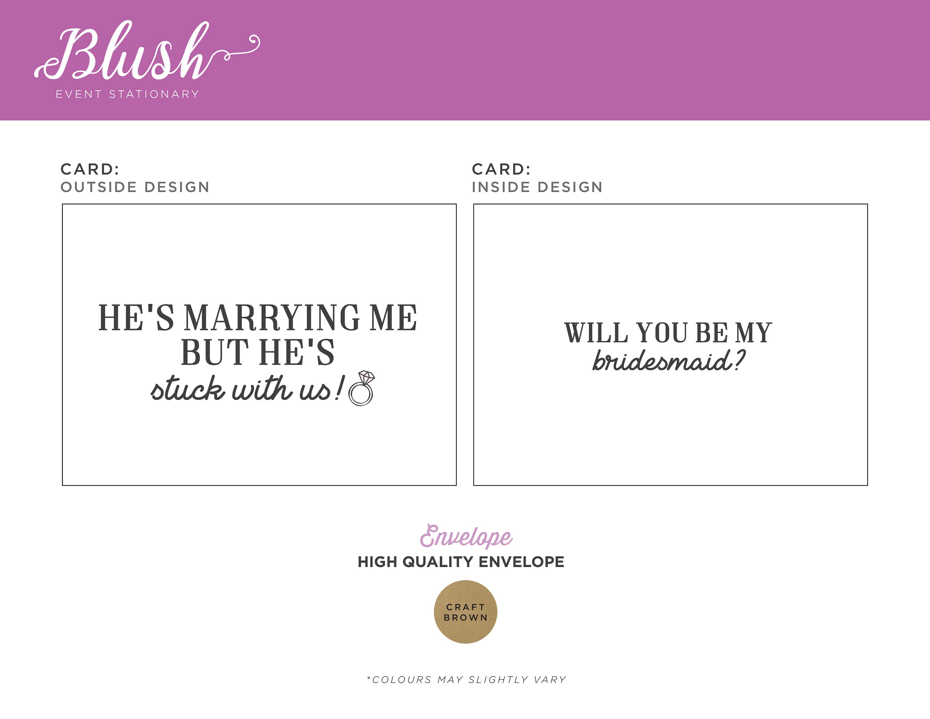 NEW He's Marrying Me but He's Stuck With Us Etsy Canada