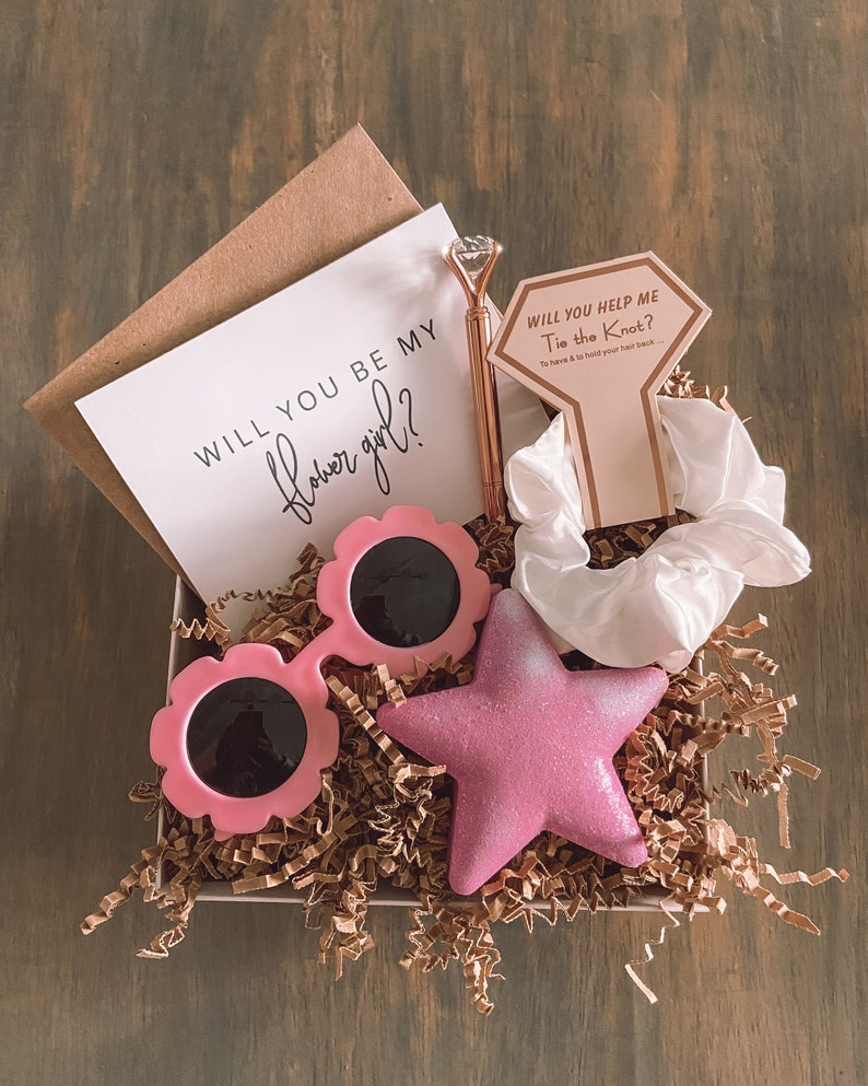 NEW Flower Girl Proposal Box Flower Girl Gift Proposal Etsy Canada